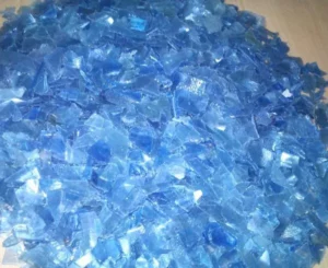Blue PC Water Bottle Scrap Regrind Packaging