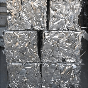 Aluminum Extrusion Scrap 6063 in scrap yard
